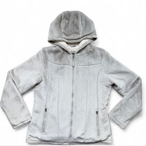 Weatherproof Gray Hooded Jacket